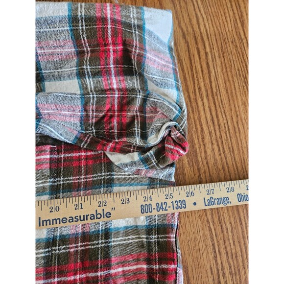 Red Head Flannel Shirt Size XLT Long Sleeve Plaid Cotton Rodeo Western Hiking - Picture 12 of 13